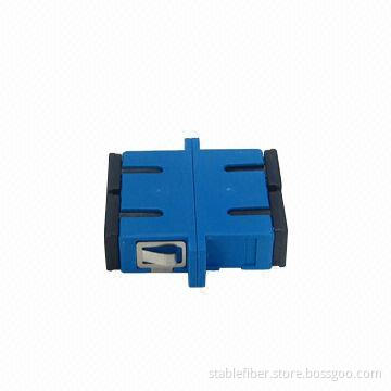 SC PC Fiber-optical Adapter, Available in Duplex Type, Used in Transmission Systems